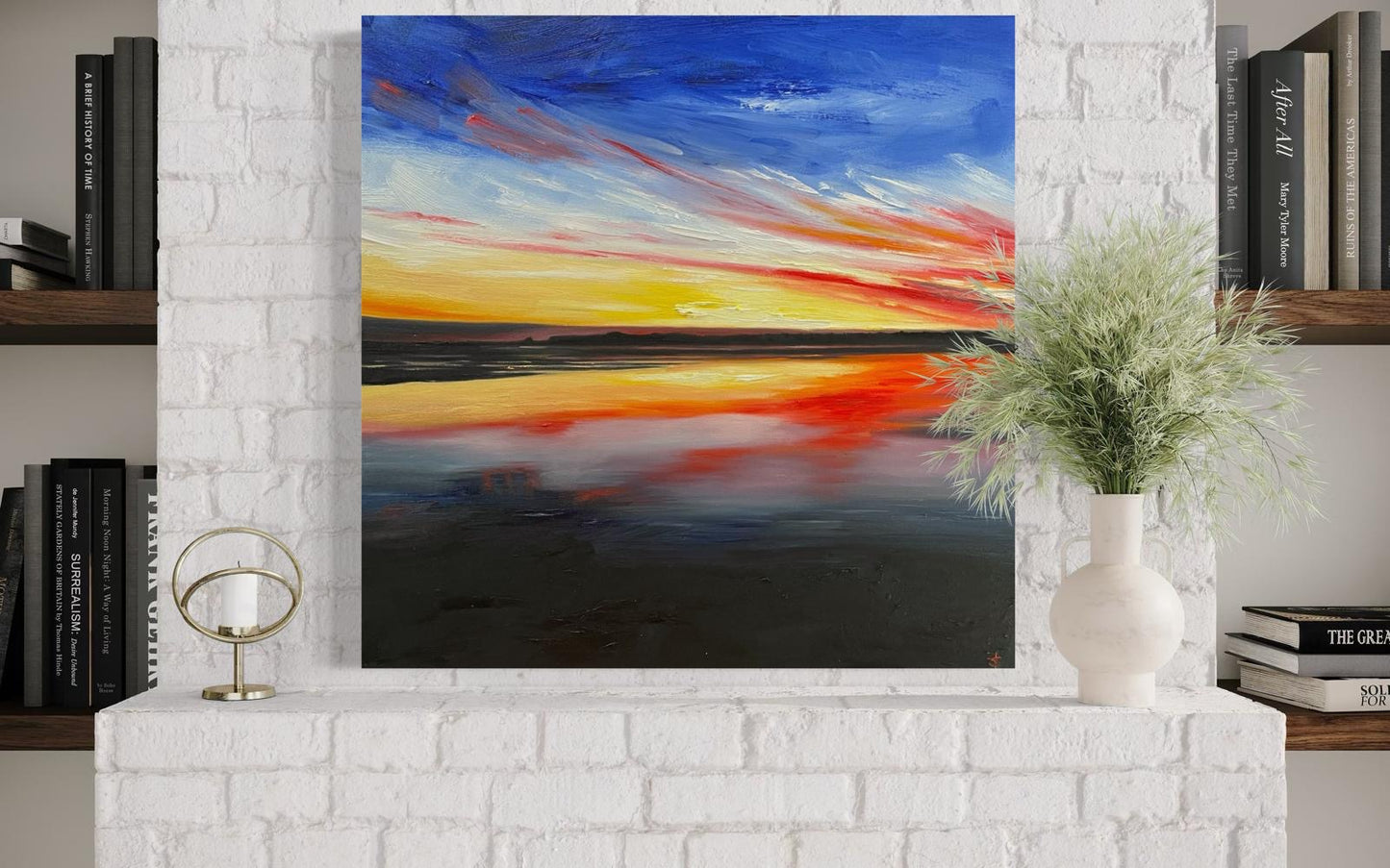 'Sunset Fire' Inverloch Original Oil painting